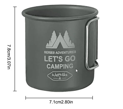 300ml Aluminum Camping Mug