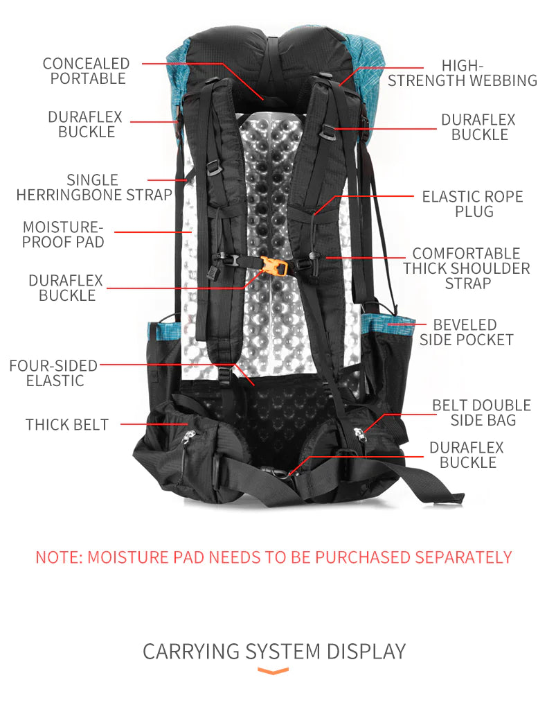 UltraFlex MegaPack: The 36-55L Spacious Backpack